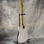 Custom pure white Tele Electric Guitar with gold hareware