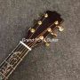 Custom 40 Inch PS14 Lefty Handed Abalone Binding Acoustic Guitar with Armrest