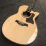 Custom 40 Inch PS14 Abalone Binding Acoustic Guitar with Armrest KOA Back Side