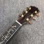 Custom 40 Inch PS14 Abalone Binding Acoustic Guitar with Armrest KOA Back Side