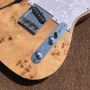 Custom F Hole Semi Hollow Body TL Electric Guitar Maple Fingerboard