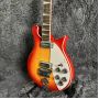 Custom Ricken 600 Electric Guitar Solid Body Cherry Sunburst Color R Tail System Bridge
