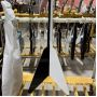 Custom Grand Fly-V Electric Guitar Solid Body Rosewood Fingerboard Black and White Color