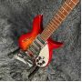Custom Ricken 325 Electric Guitar Cherry Sunburst Color F Hole Maple Body Tremolo System 34 Inch