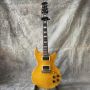 Custom Flamed Maple Veneer Pearloid Notched Block Inlays OVAT Electric Guitar
