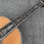 Custom 39 inch OOO body abalone binding slotted headstock cedar acoustic guitar