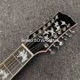 Custom 41 Inch 12 Strings Flamed Maple Neck Back Side Dove GB Style Acoustic Guitar in Red Finishing Color