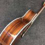 Custom Solid Koa Wood Om Cutaway Body Acoustic Guitar Wood Pickguard