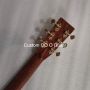 Custom order OOO Acoustic Guitar abalone binding slotted headstock solid rosewood back side