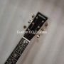 Custom order OOO Acoustic Guitar abalone binding slotted headstock solid rosewood back side