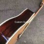 Custom Solid Rosewood back side Dove AAAAA All Solid Guitar Spruce Top Nut width 44mm