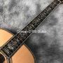 Custom Dreadnought 41 Inch D-100AA Series Luxury All Abalone Binding Acoustic Guitar