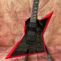 Custom Grand Hamer Scepter Pointy Bow Tie Electric Guitar 1986 Black Red Color Richie Sambora (Bon Jovi)