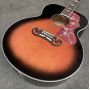 Custom 43 Inch Jumbo J200 Electric Acoustic Guitar Turtle Pickguard Grover Tuners