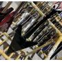 Custom Special Body Electric Guitar Solid Wood in Black Color Accept Guitar OEM