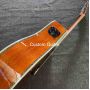 Custom Solid Koa Wood 12 strings Real Abalone Cutaway Acoustic Electric Guitar with Ebony Fingerboard, Double Preamp Electronic, Life Tree Inlay, Customized Logo Headstock Accept Guitar OEM