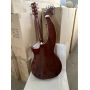 Custom 6/6/8 Strings Acoustic Electric Double Neck Guitar, Harp Guitar