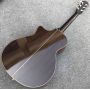 Custom 916 Abalone Inlays Solid Spruce Acoustic Guitar Ebony Fretboard 41 Inch Rosewood Body