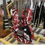Custom Chinese Style EVH Striped Series 5150 Frankie Black White Edward Eddie Van Halen Electric Guitar