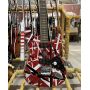 Custom Chinese Style EVH Striped Series 5150 Frankie Black White Edward Eddie Van Halen Electric Guitar