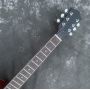 2023 Top Quality Metal Top Double F Top Red Back 6 Strings Dobro Resonator Steel Electric Guitar 