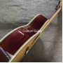 Custom Order: 39 Inch OOO Body Europe Spruce Top Solid Rosewood Back Side 641mm Scale Lengthen 48mm Nut Width Abalone Binding Acoustic Guitar Accept Guitar, Amp etc OEM