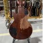 Custom Relic Les Paul LP Flamed Maple Top 1959 Tribute to Gary Moore Peter Green Smoked Sunburst One Piece Body and Neck Electric Guitar 