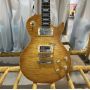 Custom Relic Les Paul LP Flamed Maple Top 1959 Tribute to Gary Moore Peter Green Smoked Sunburst One Piece Body and Neck Electric Guitar 