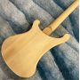 Custom 4 Strings Ricken 4003 Style Bass Electric Guitar, Burlwood Color, Accept Bass OEM