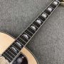 Custom solid spruce top rosewood fingerboard flamed maple back side 43 inch jumbo acoustic guitar