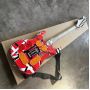 Custom 5150 Frankie Striped Black White Edward Eddie Van Halen EVH Electric Guitar