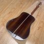 Standard dreadnought 41 inch D-45 acoustic guitar in natural color with life tree inlay