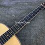 Custom 40 Inch OM Body Spruce Top KOA Back Side Herringbone Binding Electric Guitar 