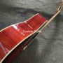 Custom Grand Dove Guitar Flamed Maple Back Side Doves in Flight Dreadnought Acoustic Electric Guitar