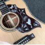 Custom 41 Inch Dreadnought Dove Flying Dove Inlays KOA Wood Body Back and Sides ​Electric Acoustic Guitar 