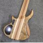 Custom neck through body 7 strings electric bass guitar with active pickup