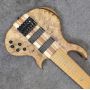 Custom neck through body 7 strings electric bass guitar with active pickup