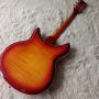 Custom Flamed Maple Top Rick Ricken 381 Style 6/12 Strings Electric Guitar