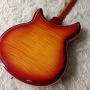 Custom Flamed Maple Top Rick Ricken 381 Style 6/12 Strings Electric Guitar