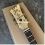 Custom 1966 Ventures White Electric Guitar Mosrite Zero Fret JRM Johnny Ramone Black Pickguard Chrome Hardware