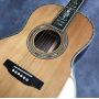 Custom 39 Inch 000-45 ebony fingerboard real abalone acoustic guitar