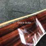 Custom 41 Inch AAAAA All Solid Cocobolo Wood Back Side Dreadnought Body D-28AA Fancy Abalone Sunburst Color Coco Acoustic Electric Guitar