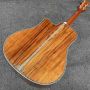 Custom cutaway dreadnought deluxe D-45C acoustic guitar
