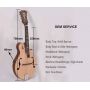 Custom Solid Spruce Top Mahogany Back Side F Style Mandolin in Natural Accept Mandolin and Banjo OEM