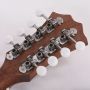Custom Solid Spruce Top Mahogany Back Side F Style Mandolin in Natural Accept Mandolin and Banjo OEM