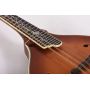 Custom Grand Handmade A Style Mandolin Solid Spruce Top Sunburst Color Flamed Maple Back Side