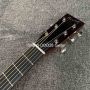 Custom 39 Inch OOO28 Herringbone Binding Acoustic Guitar with Solid Spruce Top