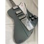 Custom Firebird Electric Guitar Finish Metallic Blue, Jazz Vibrato Bridge Pull Plate, 2 Pickups