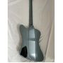 Custom Firebird Electric Guitar Finish Metallic Blue, Jazz Vibrato Bridge Pull Plate, 2 Pickups