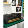 Custom Marshall Clone JTM45y Hand-Wired Chassis Guitar Amplifier Head 50W Black Tolex with Gold Piping Accept Amp OEM 